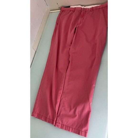 Polo Ralph Lauren Chino Pants Men 38X32 Classic Fit Salmon Flat Front Preppy NWT - Picture 2 of 12